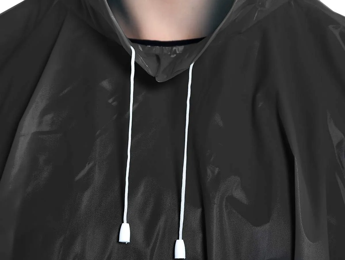 ANTVEE Reusable Rain Ponchos for Adult 2 Pack for Women and Men with Drawstring Hood