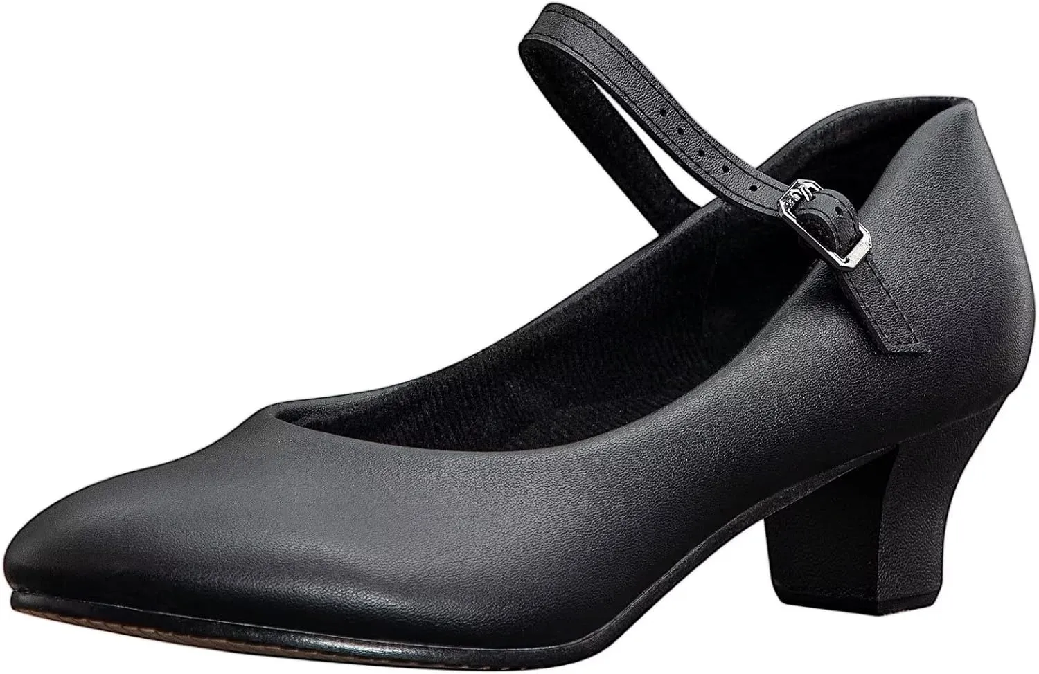 ARCLIBER Character Shoes for Women Ankle Strap 1.55" Dance Heels for Ballroom Salsa Tango