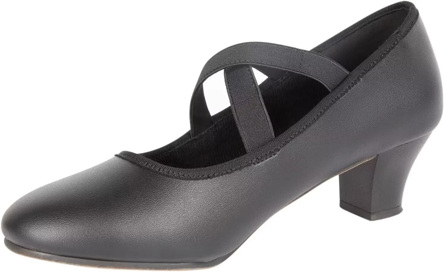 ARCLIBER Character Shoes for Women Ankle Strap 1.55" Dance Heels for Ballroom Salsa Tango