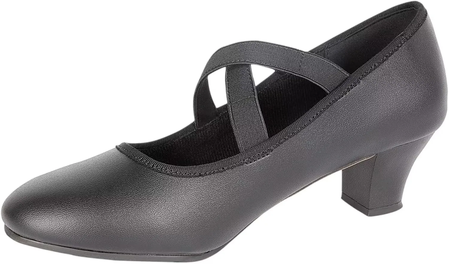 ARCLIBER Character Shoes for Women Ankle Strap 1.55" Dance Heels for Ballroom Salsa Tango