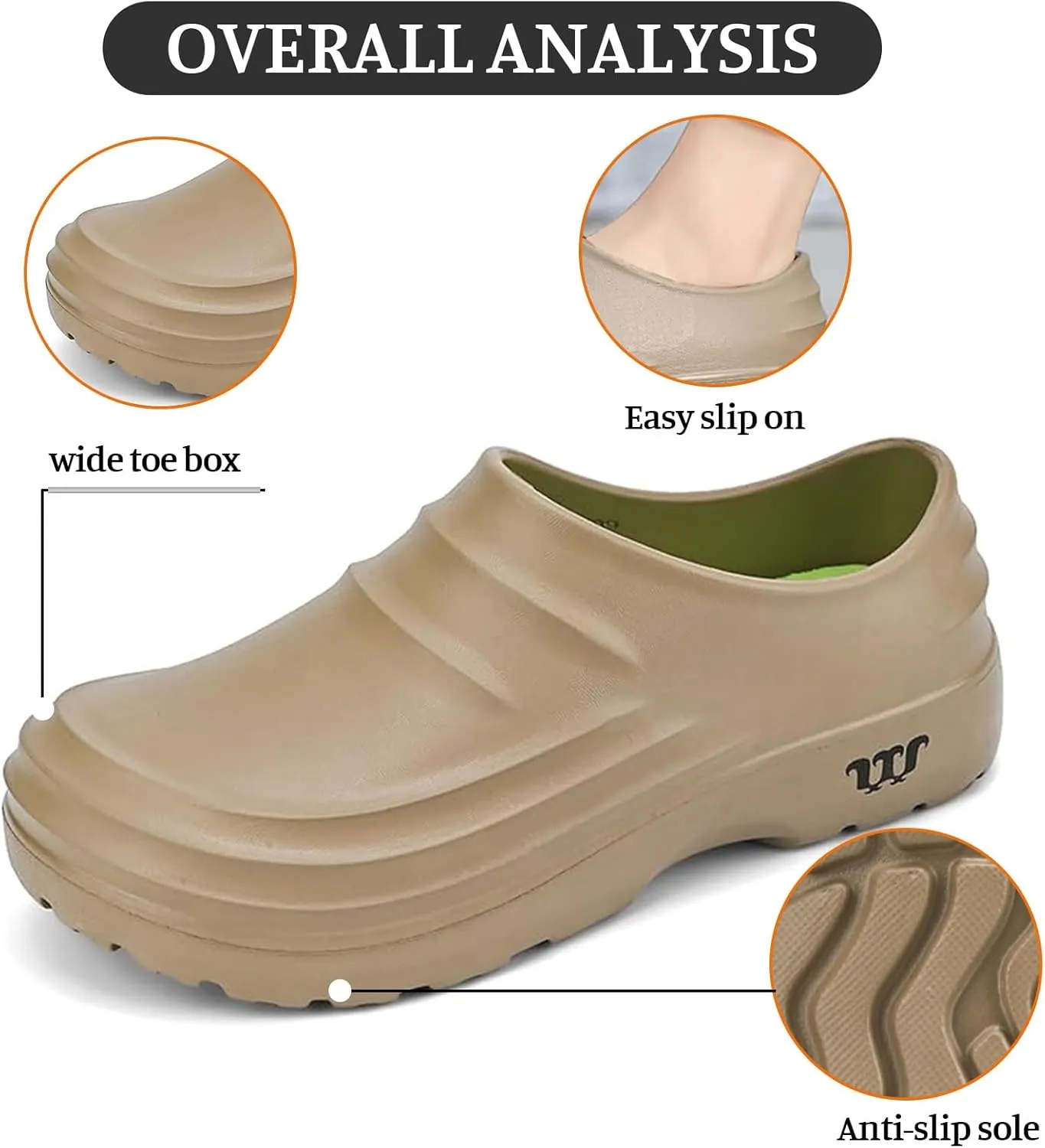 Armadillo Clogs Nurse Garden Shoes for Women Men Non Slip Resistant Work Shoes, Comfortable Nursing Shoe Womens Mules Slip On Oil Resistant Waterproof Chef Gardening Kitchen Food Service Shoe Unisex