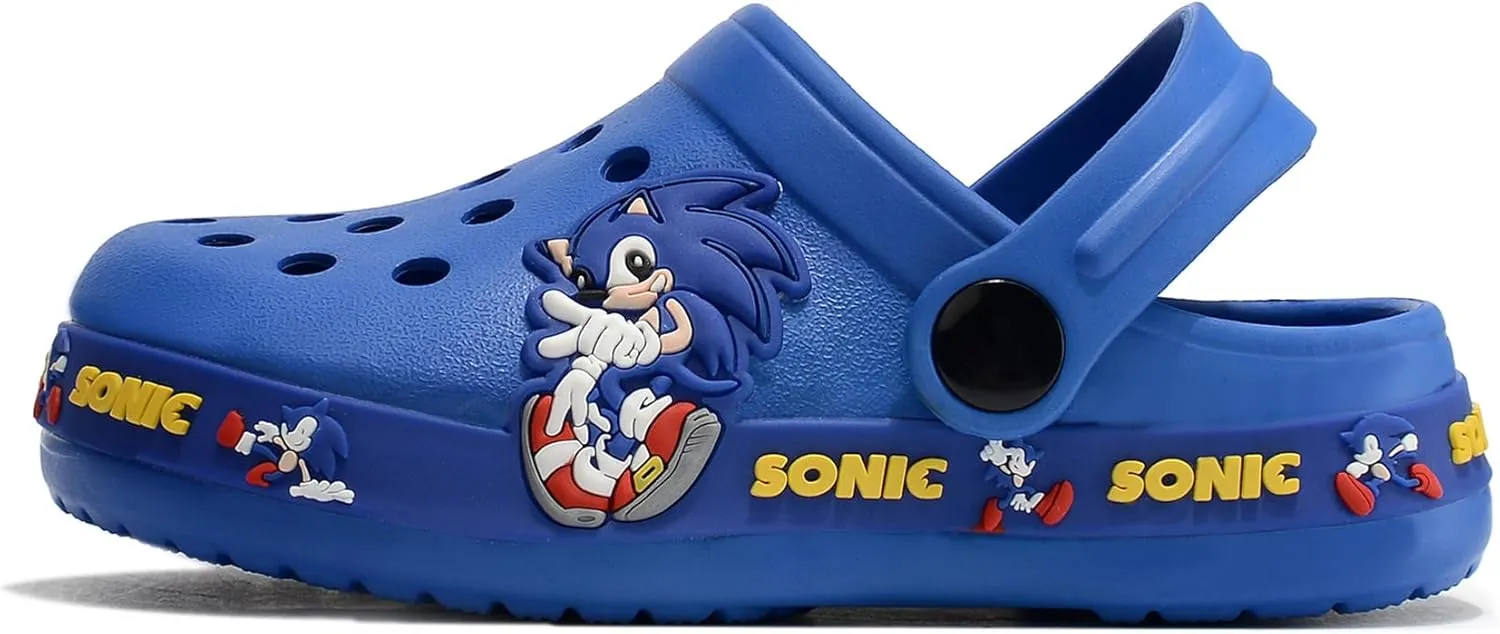 Boys clogs cute cartoon kids garden shoes beach slippers for toddlers and kids sandals shower slippers slip on water shoes