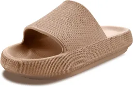 Cloud Slides For Women and Men,Pillow Slippers Bathroom Sandals,EVA Non Slip Thick Sole Platform Shoes