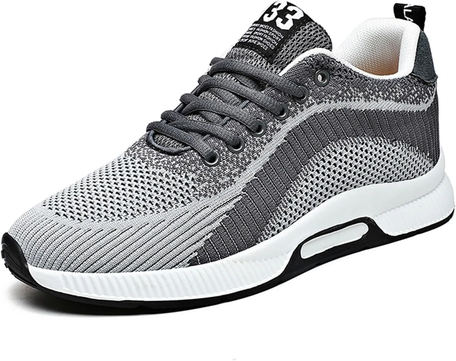 Couple Men's Elevator Shoes Men's Casual Mesh Trainers Lightweight Breathable Lace Up Sports Shoes Vintage Mens Sneaker