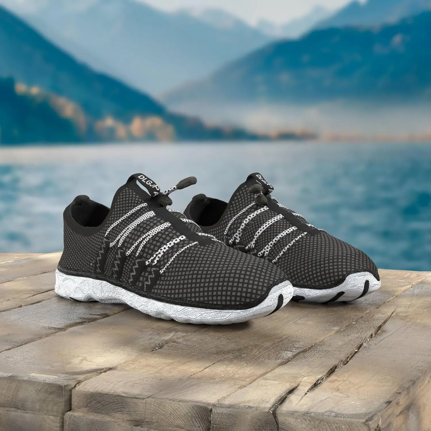 DLGJPA Women's Lightweight Quick Drying Aqua Water Shoes Athletic Sport Walking Shoes