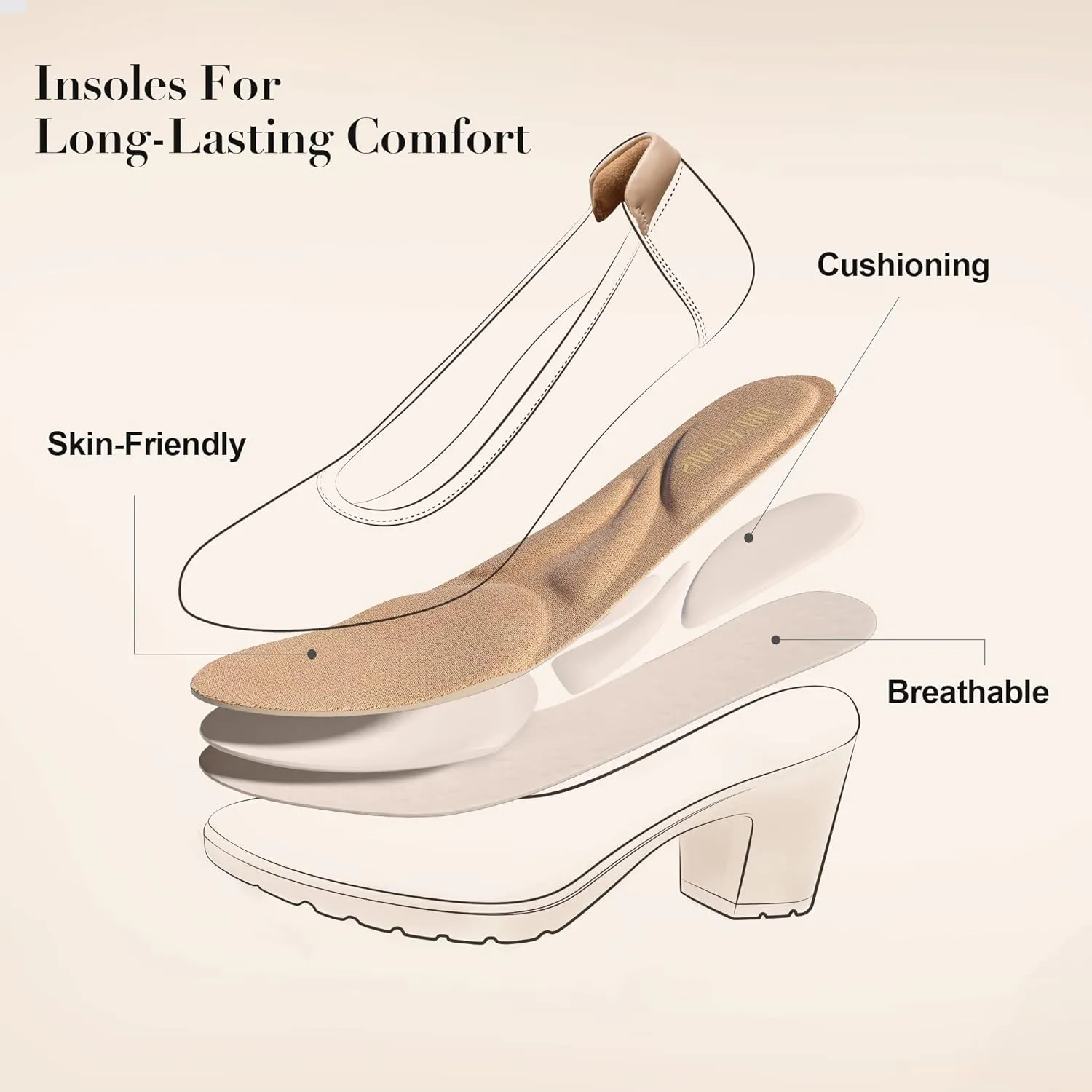 DREAM PAIRS Women's Chunky Closed Toe Low Block Heels Work Pumps Comfortable Round Toe Dress Wedding Shoes