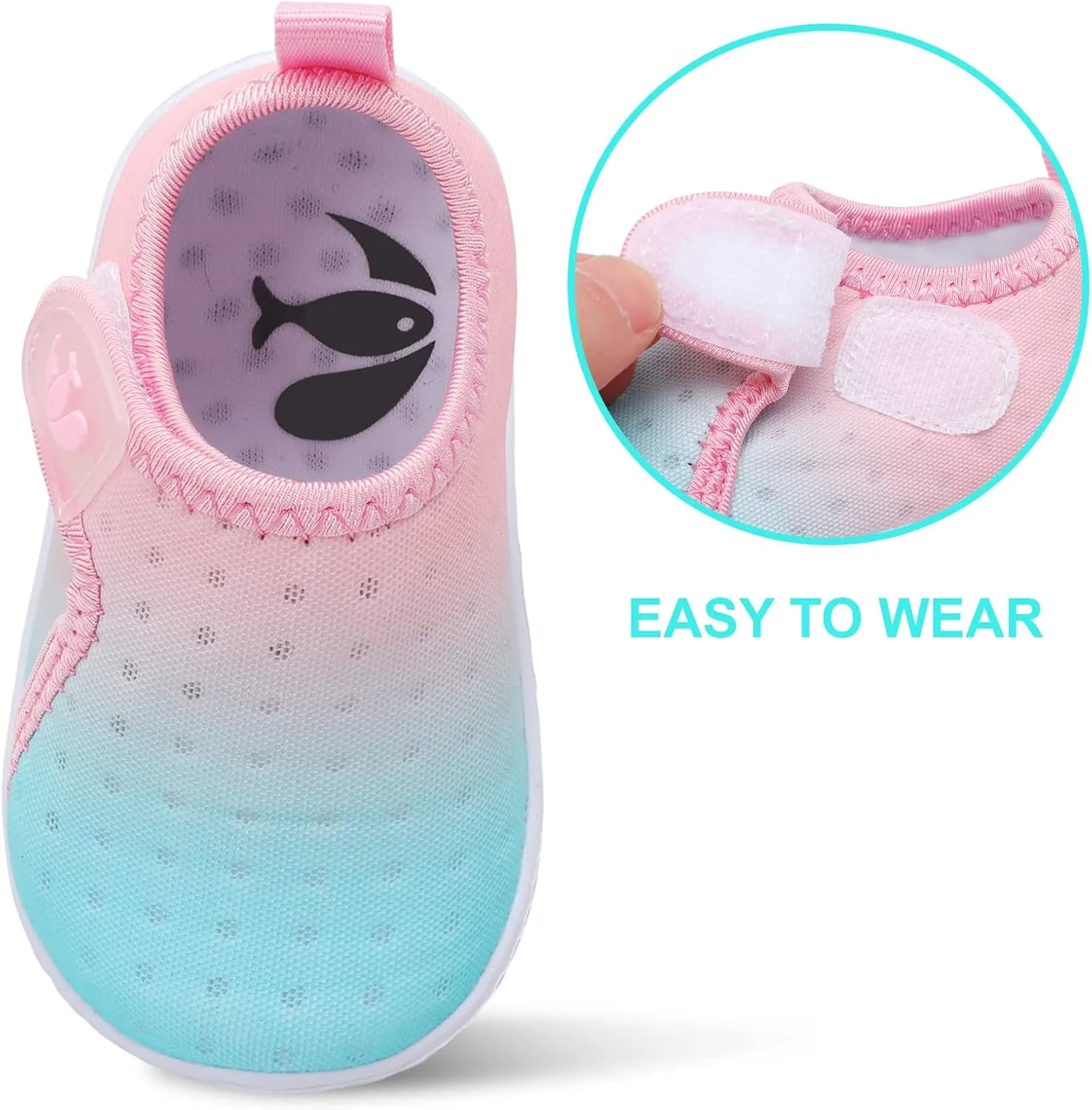FEETCITY Baby Boys Girls Water Sport Shoes Barefoot Kids Aqua Socks Quick-Dry Beach Swim Pool Shoes