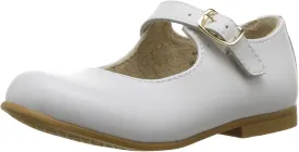 FOOTMATES Laura Mary Jane T-Strap Leather Girls Party Dress Shoes with Custom-Fit Insoles, Slip-Resistant Non-Marking Outsoles - for Toddlers and Little Kids, Ages 1-8