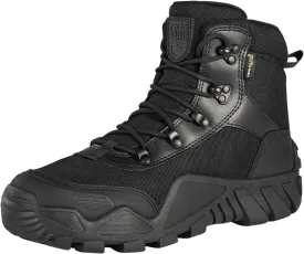 FREE SOLDIER Men's Waterproof Hiking Military Boots