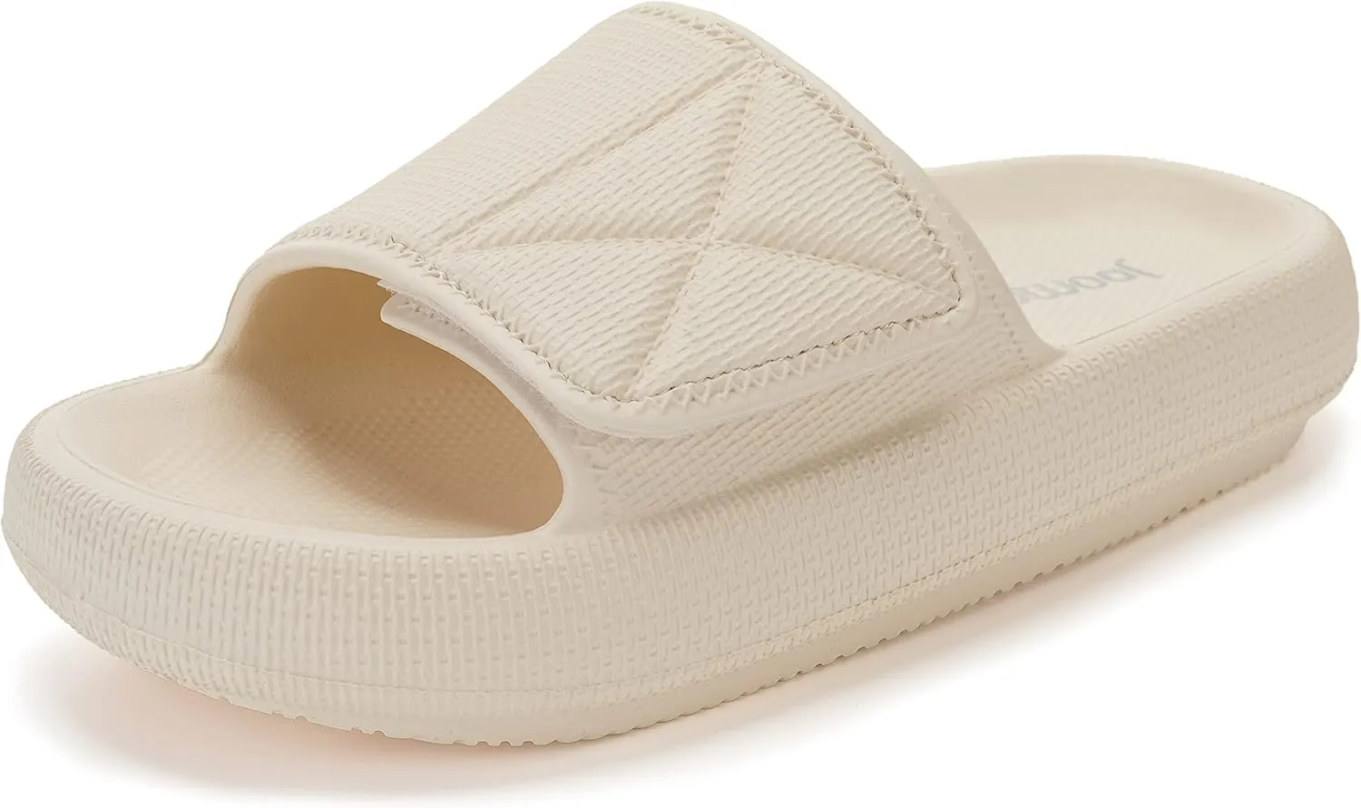 Joomra Slides for Women and Men Recovery Pillow Slippers Diabetic Sandals | Adjustable Strap | Dual Cushioned Thick Sole