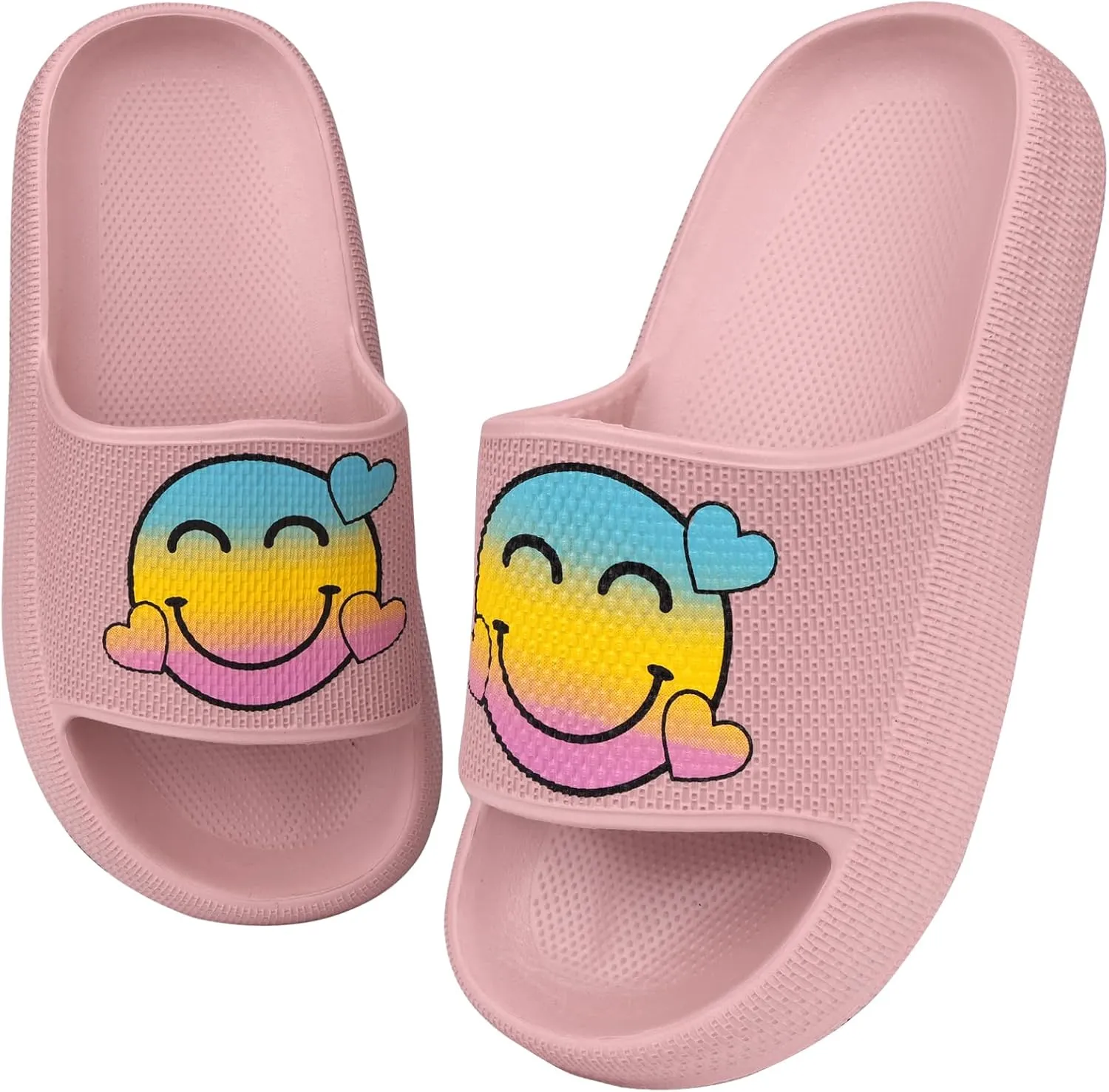 Kids Cloud SlidesPillow Sandals for Boys GirlsQuick Drying Bathroom Shower SandalsSummer Beach Pool Slippers| Thick Sole Non-Slip