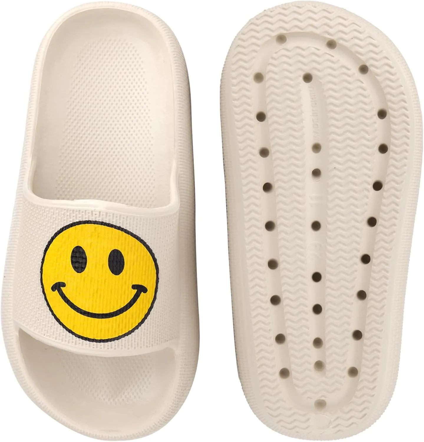 Kids Cloud SlidesPillow Sandals for Boys GirlsQuick Drying Bathroom Shower SandalsSummer Beach Pool Slippers| Thick Sole Non-Slip