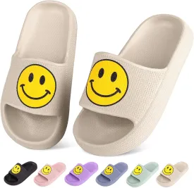 Kids Cloud SlidesPillow Sandals for Boys GirlsQuick Drying Bathroom Shower SandalsSummer Beach Pool Slippers| Thick Sole Non-Slip