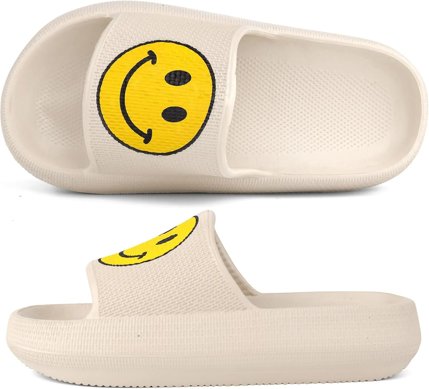 Kids Cloud SlidesPillow Sandals for Boys GirlsQuick Drying Bathroom Shower SandalsSummer Beach Pool Slippers| Thick Sole Non-Slip