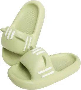 Kids House Slippers Non-Slip Quick Drying Open Toe Super Soft Thick Sole Sandals Home Shower Bathroom Slipper for Toddler Little Kids