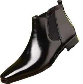 Men's Chelsea Boots Casual Dress Boots Ankle Slip on Boots for Men