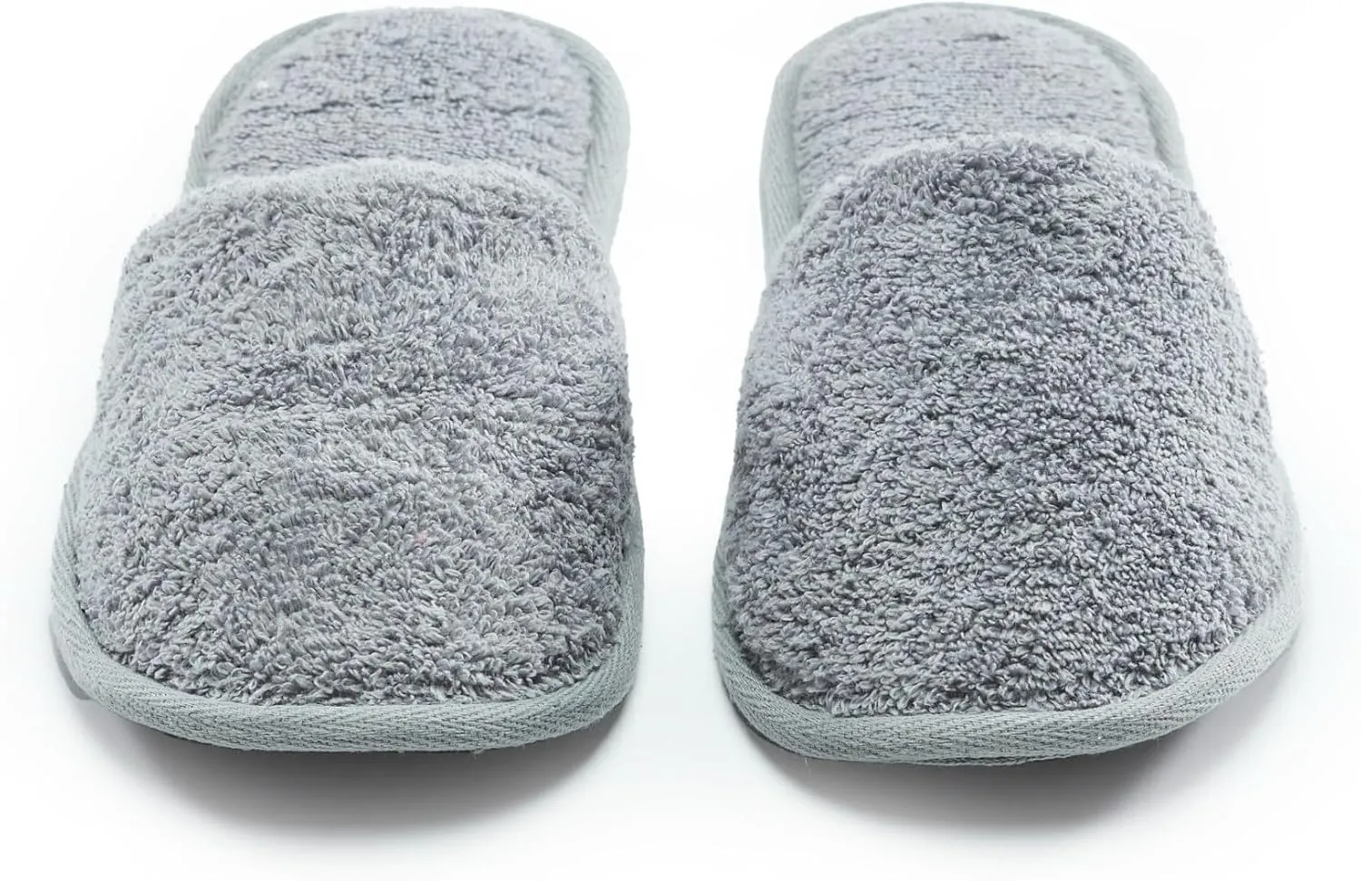 Men's Cotton Bath Slippers, Terry Cloth Travel Hotel Slippers for Men