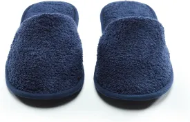 Men's Cotton Bath Slippers, Terry Cloth Travel Hotel Slippers for Men