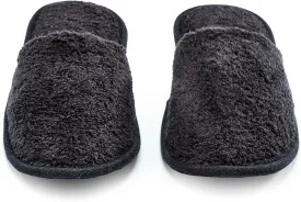 Men's Cotton Bath Slippers, Terry Cloth Travel Hotel Slippers for Men