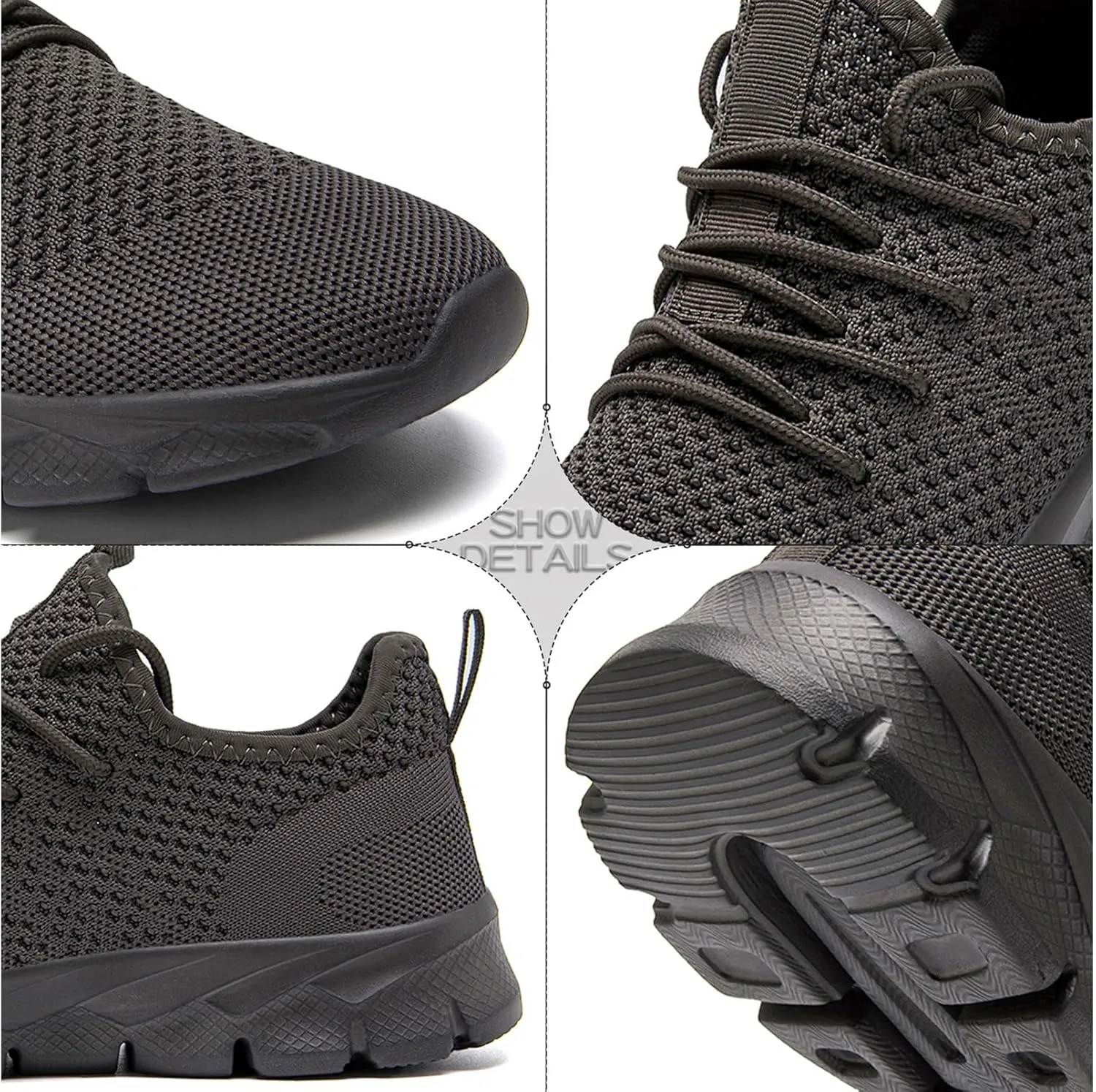 Mens Running Shoes Fashion Sneakers Tennis Walking Shoes Lightweight Athletic Gym Workout Shoes