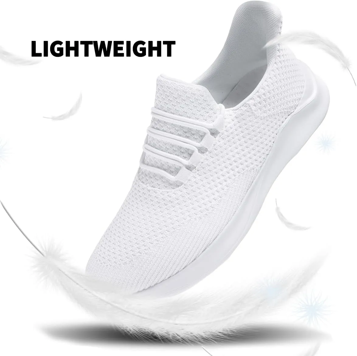 Mens Running Shoes Slip On Sneakers Walking Tennis Shoes Gym Athletic Sports Fashion Casual Breathable