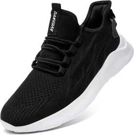 Mens Running Shoes Tennis Sneakers Walking Slip on Gym Workout Athletic Breathable Jogging Sport Casual Shoe