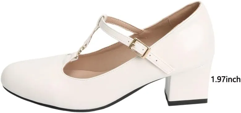 MEOTINA Cute Bow Heels Mary Janes Shoes Women Dress Platform Strappy High Heels Kawaii Shoes