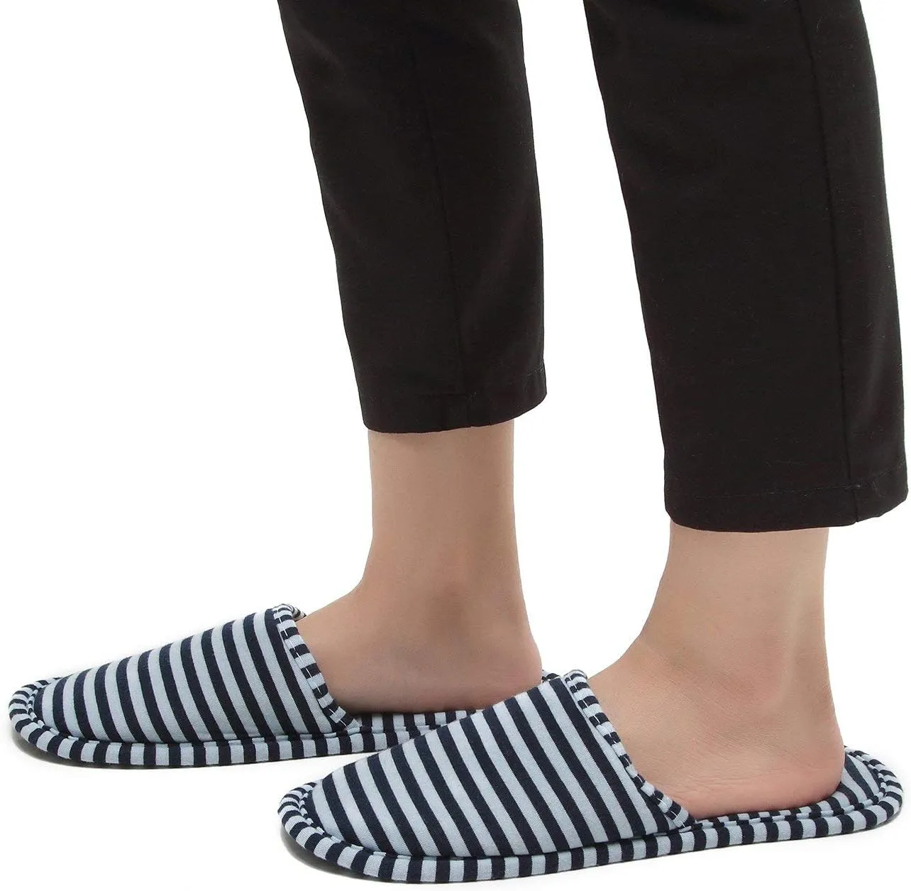 Non-Disposable Travel Slippers Portable Cotton Spa Hotel Guest Indoor Slippers