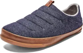 OluKai Mahana Mens Soft Cotton Slippers, Cotton Blended Jersey & Full-Grain Leather Pull Loop, Comfortable & Breathable Fit