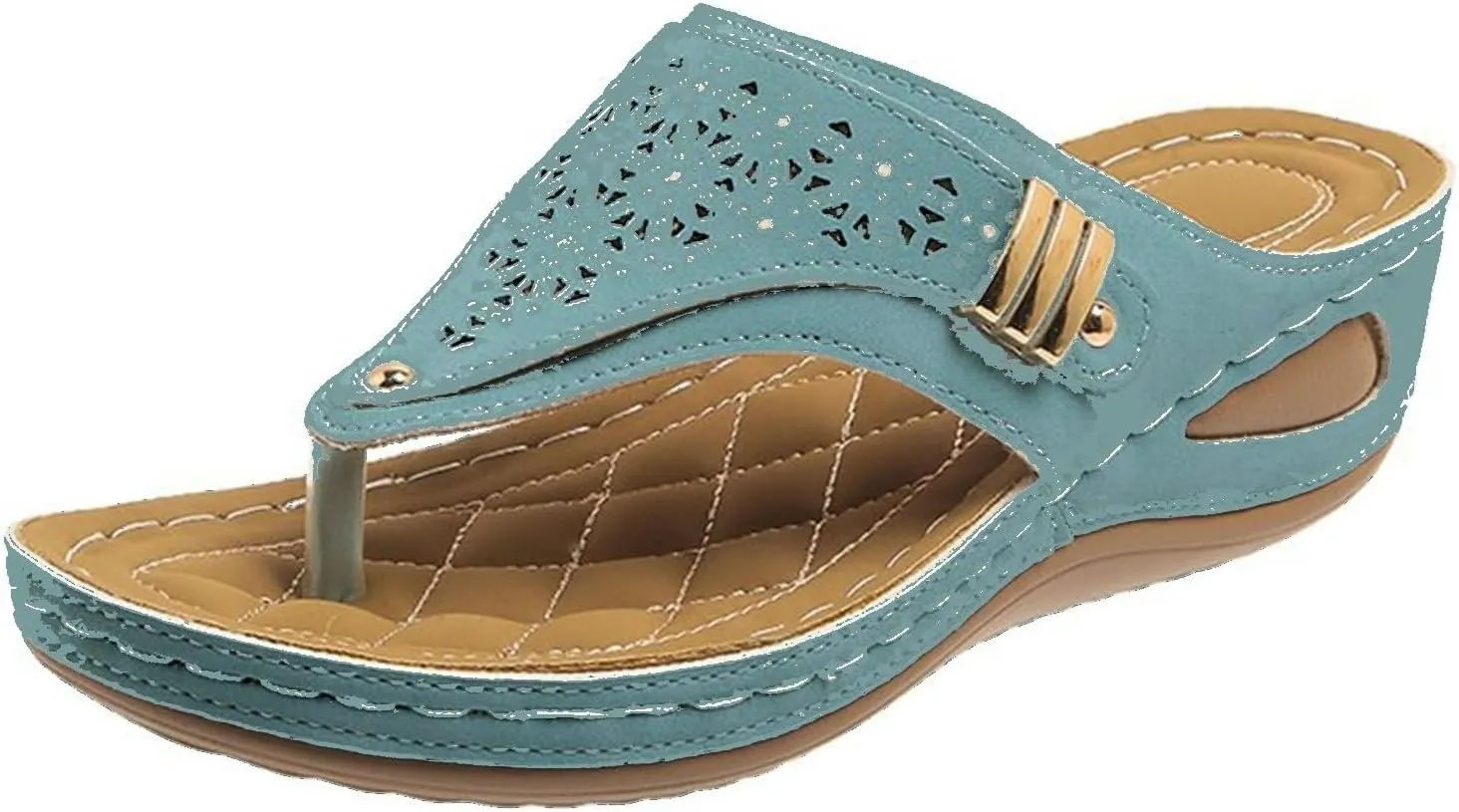 Orthopedic Sandals For Women 2025 Comfortable Dressy Summer Orthotic Thong Flip Flops For Flat Feet with Arch Support