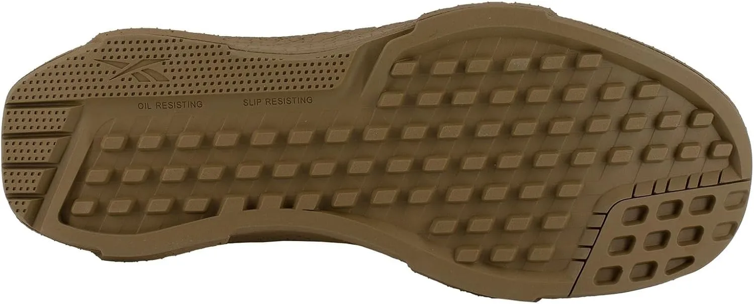 Reebok Men's Rb4360 Floatride Energy Safety Toe 8" Tactical Boot with Side Zipper Coyote Military