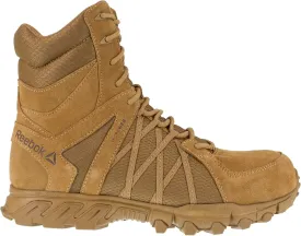Reebok Men's Trailgrip Safety Toe 8" Tactical Boot with Side Zipper Military
