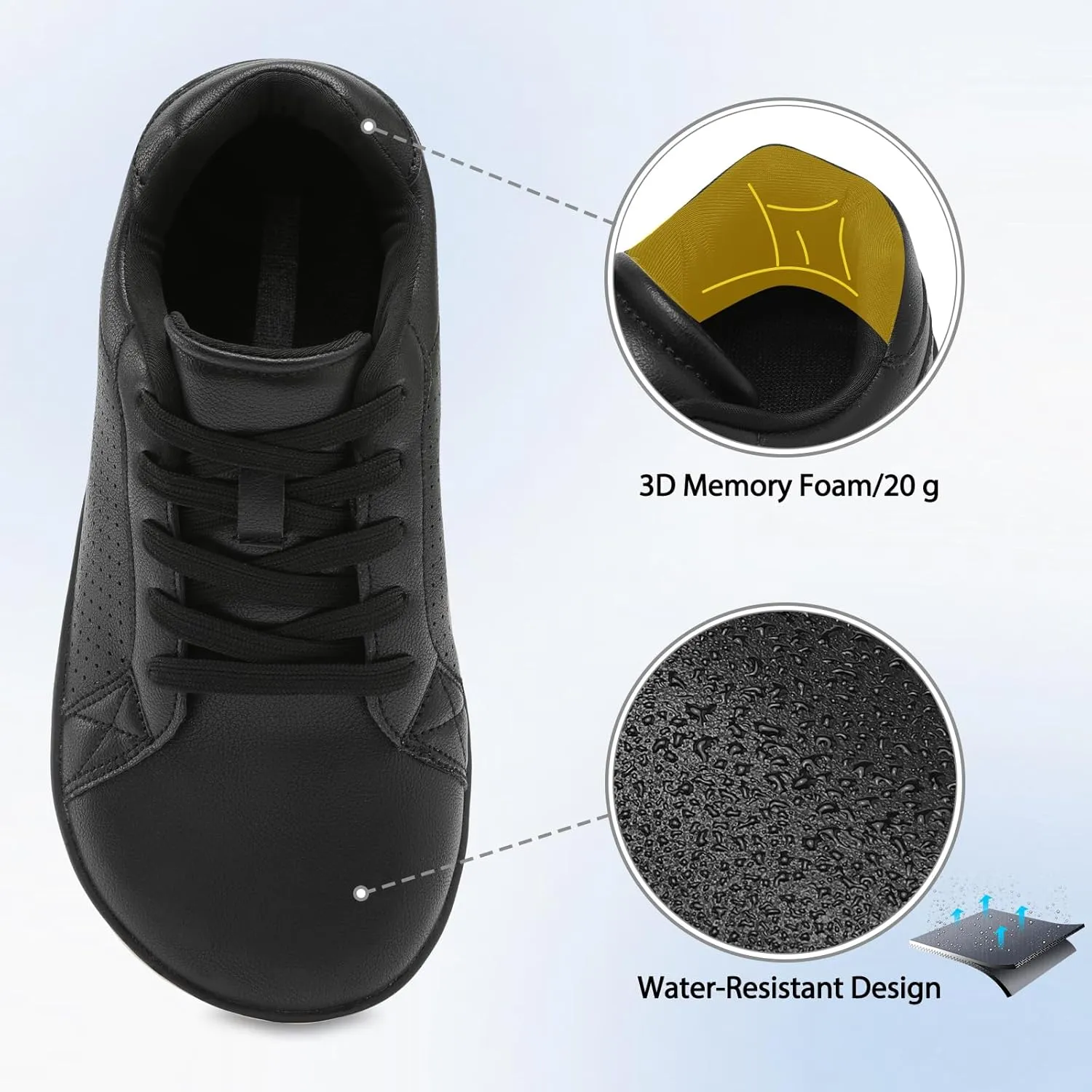 relxfeet Women's Minimalist Barefoot Shoes Zero Drop Walking Shoes Lightweight Fashion Sneakers Wide Toe Box