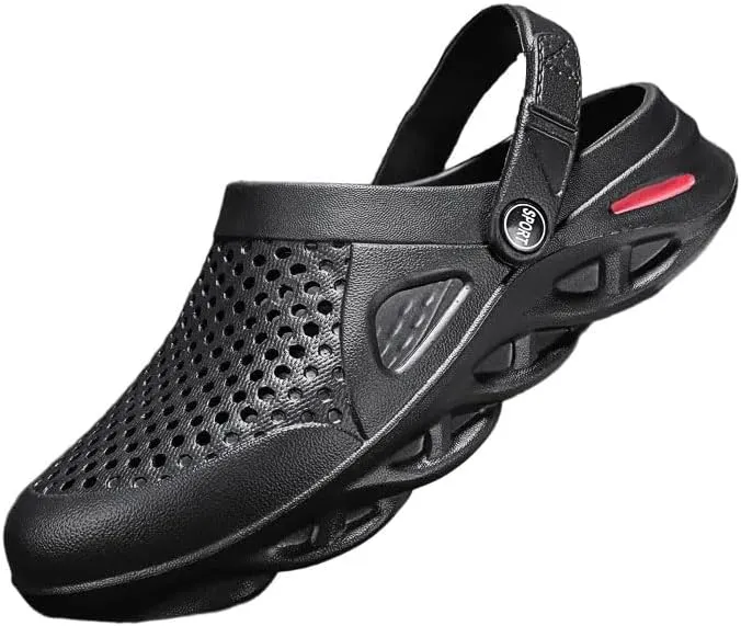 SECHRITE Clogs for Men Slip on Rubber Clogs Summer Water Shoes Gardening Shoes