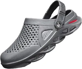 SECHRITE Clogs for Men Slip on Rubber Clogs Summer Water Shoes Gardening Shoes