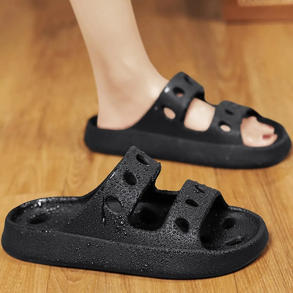 Shower Shoes with Drainage Holes Non-Slip Quick-Dry Pool, Beach, and Bathroom Slippers