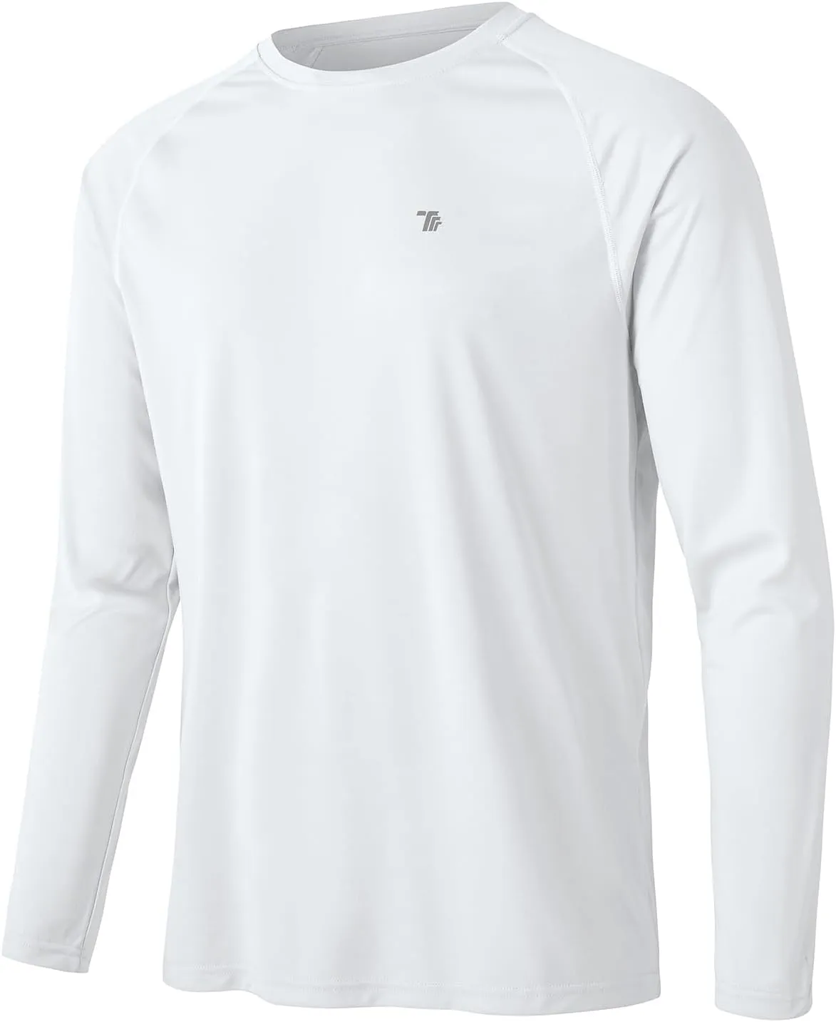 TBMPOY Mens Sun Protection Hiking Shirts Long Sleeve Water UPF 50  SPF UV Shirts Lightweight Fishing Hiking Swimming