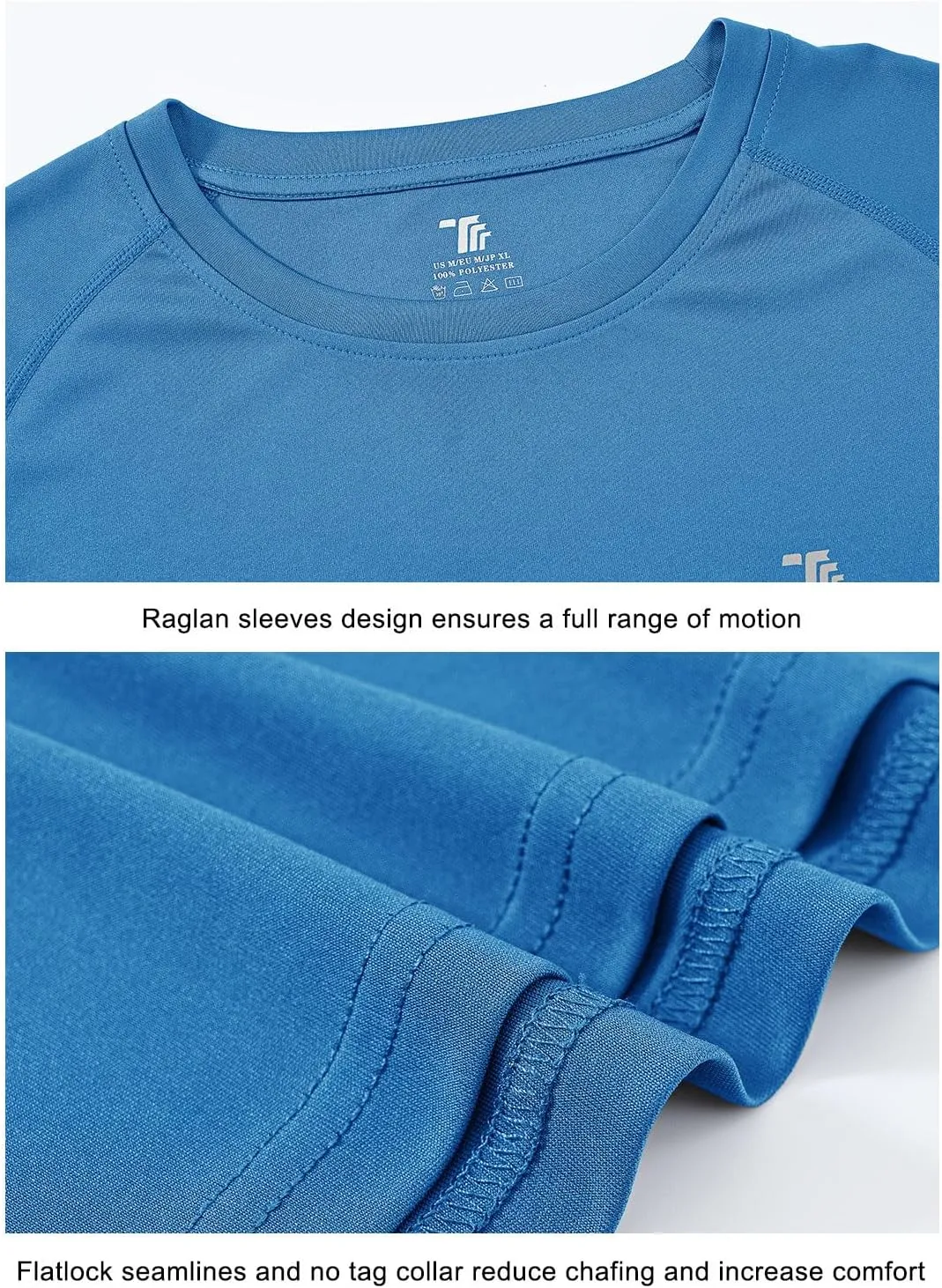 TBMPOY Mens Sun Protection Hiking Shirts Long Sleeve Water UPF 50  SPF UV Shirts Lightweight Fishing Hiking Swimming