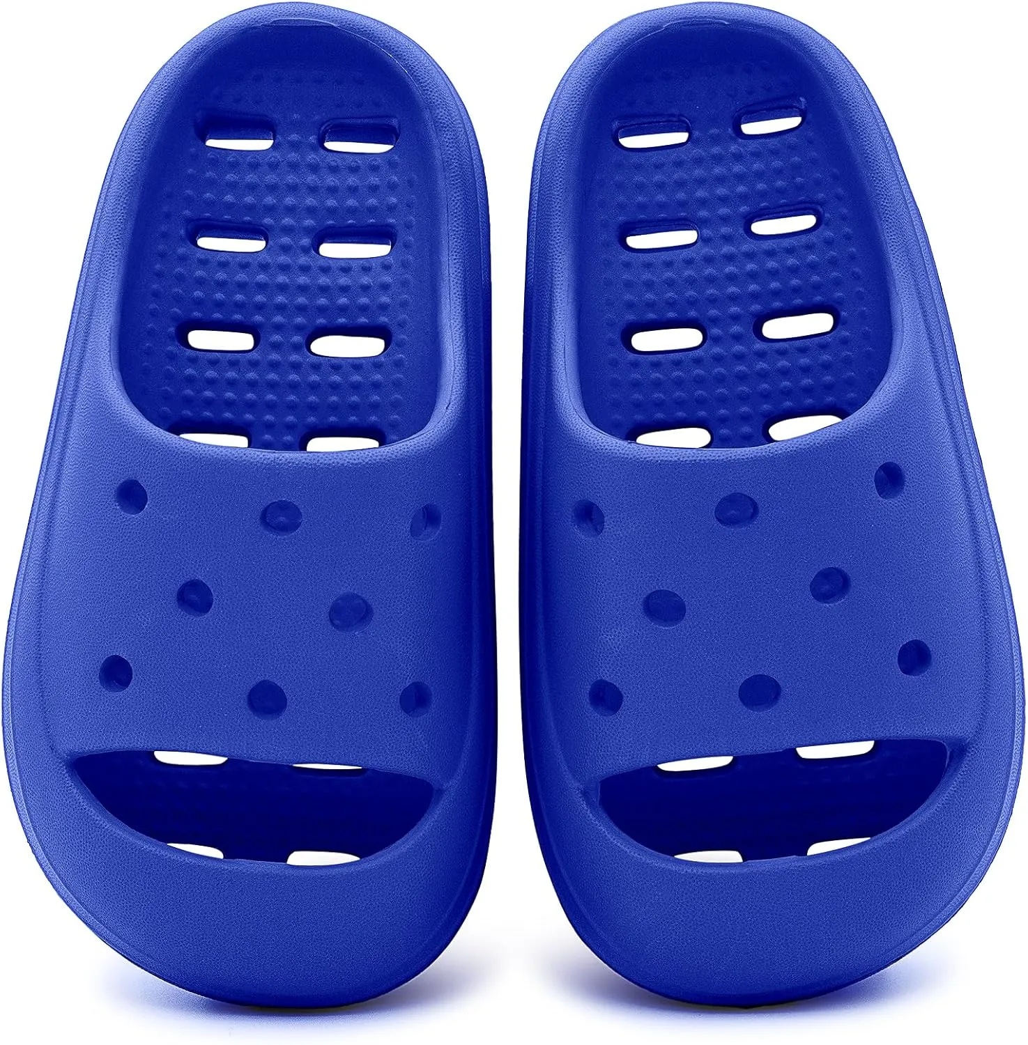 techcity Boys Girls Slide Sandals Soft Cushioned Thick Sole Non-slip Summer Slippers Quick Drying Bathroom Shower Pool Beach Sandals for Toddler Little Kids