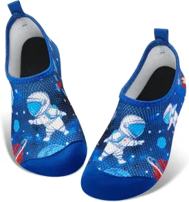 Toddler & Kids Water Shoes, Non-Slip Aqua Shoes for Boys & Girls, Lightweight Quick-Dry Sport Shoes for Beach & Swim