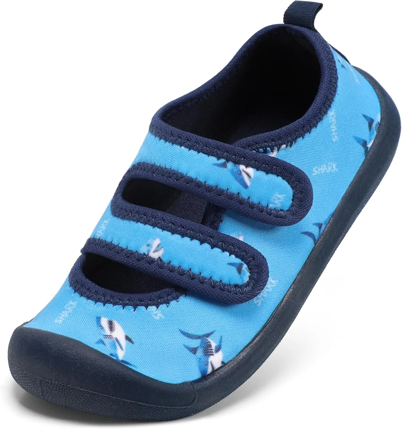 Toddler Water Shoes Boys Girls Unisex Summer Beach Quick Dry Non Slip Hook and Loop Swim Barefoot Aqua Socks