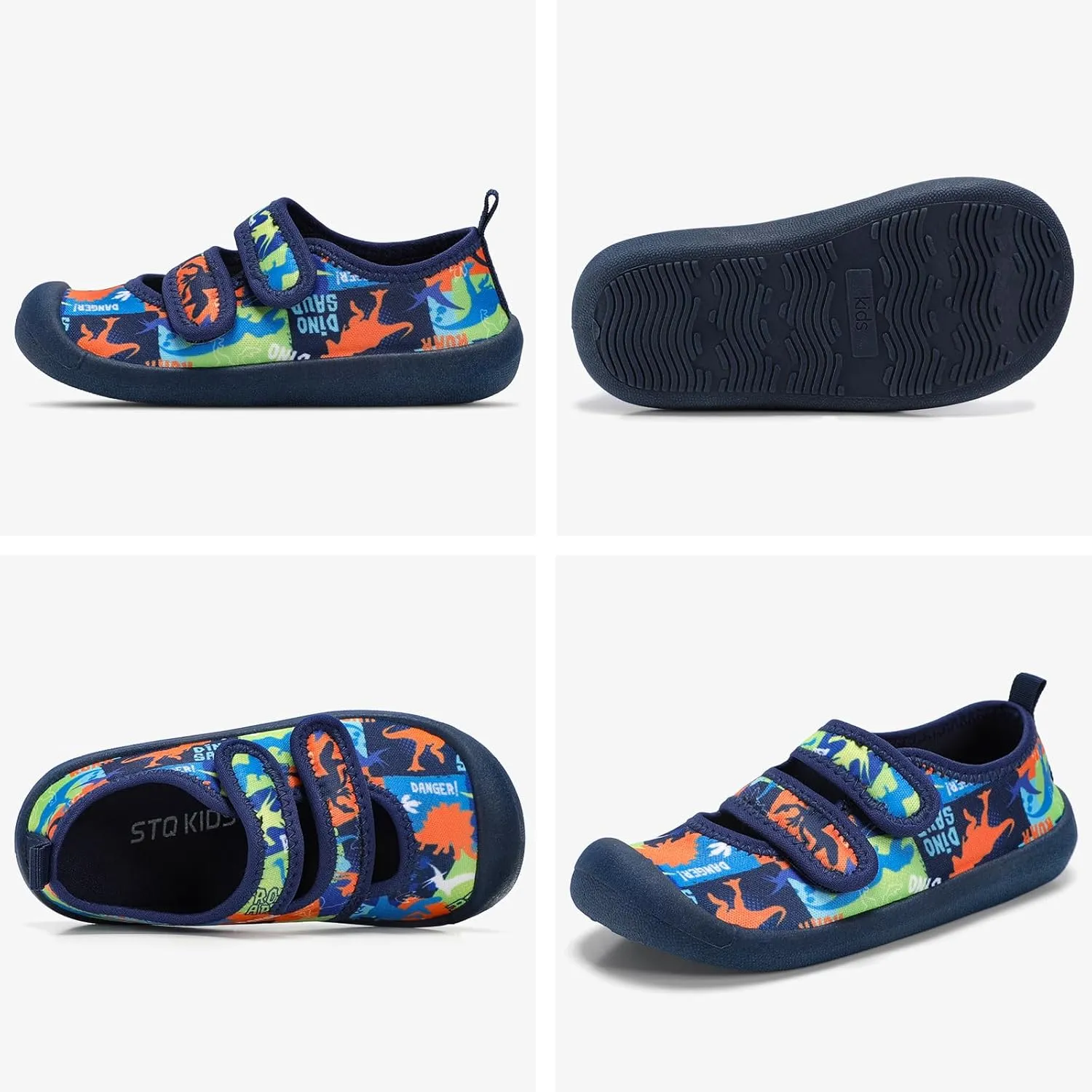 Toddler Water Shoes Boys Girls Unisex Summer Beach Quick Dry Non Slip Hook and Loop Swim Barefoot Aqua Socks