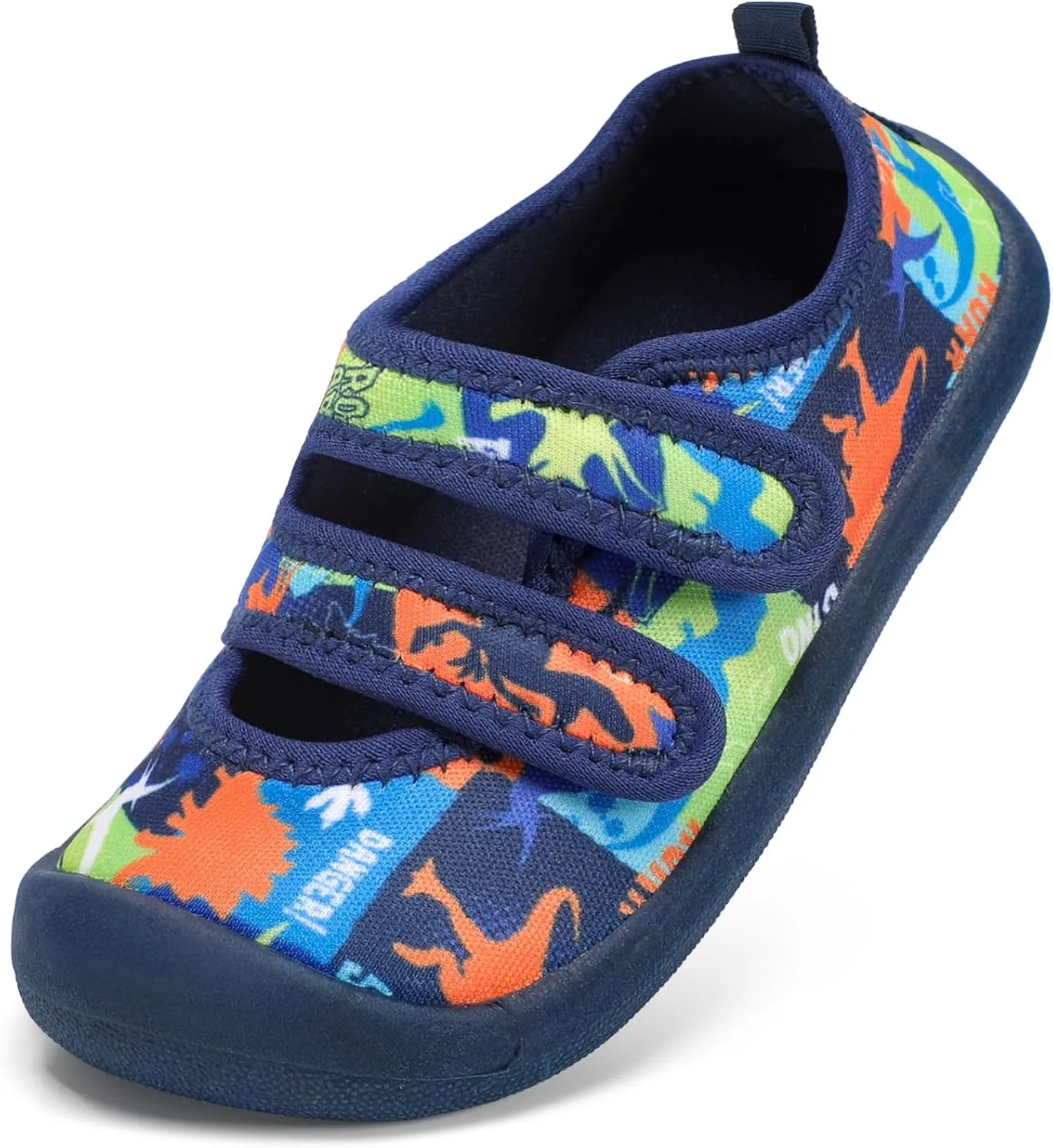 Toddler Water Shoes Boys Girls Unisex Summer Beach Quick Dry Non Slip Hook and Loop Swim Barefoot Aqua Socks