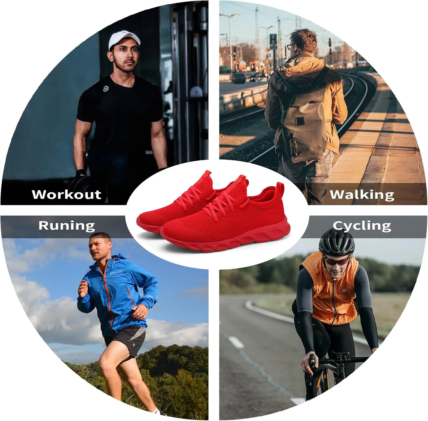 Tvtaop Mens Tennis Shoes Athletic Running Shoes Lightweight Sneakers Non Slip Walking Gym Shoes