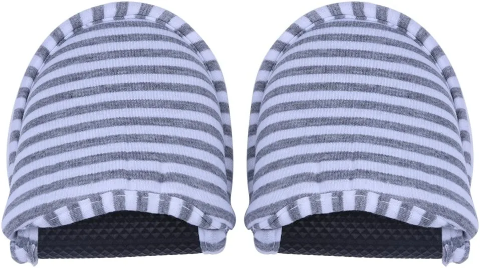 VGEBY Travel Portable Foldable Reusable Indoor Soft Cotton Anti-Slip Slippers for Home Hotel House Slippers