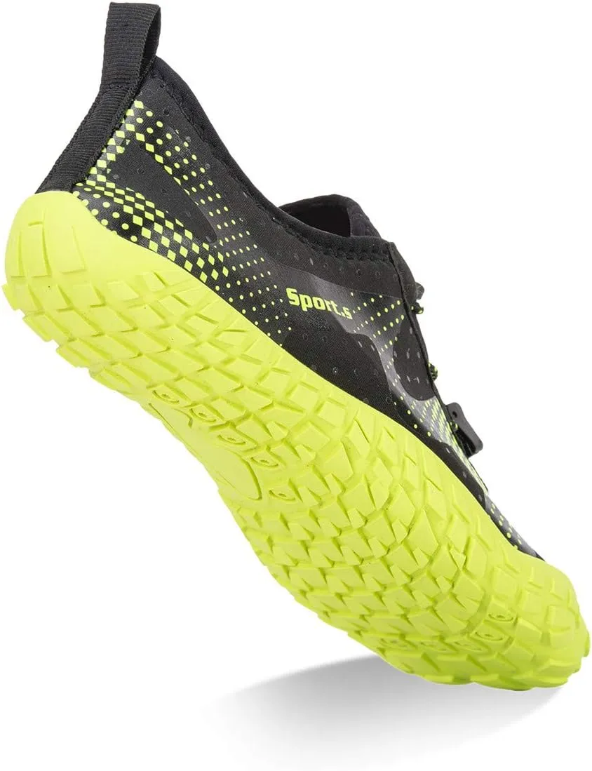 Water Shoes for Men Barefoot Quick-Dry Aqua Sock Outdoor Athletic Sport Shoes for Kayaking, Boating, Hiking, Surfing, Walking