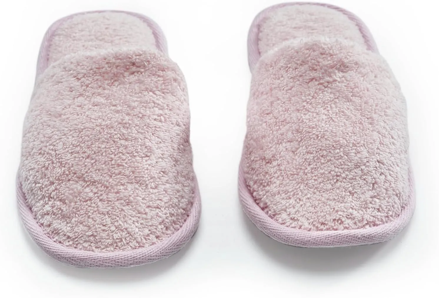 Womens Cotton Bath Slippers, Terry Cloth Spa Slippers for Women