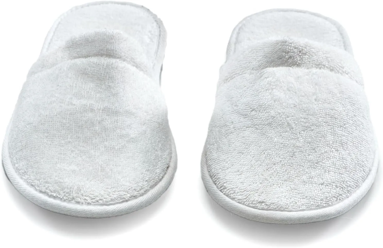 Womens Cotton Bath Slippers, Terry Cloth Spa Slippers for Women