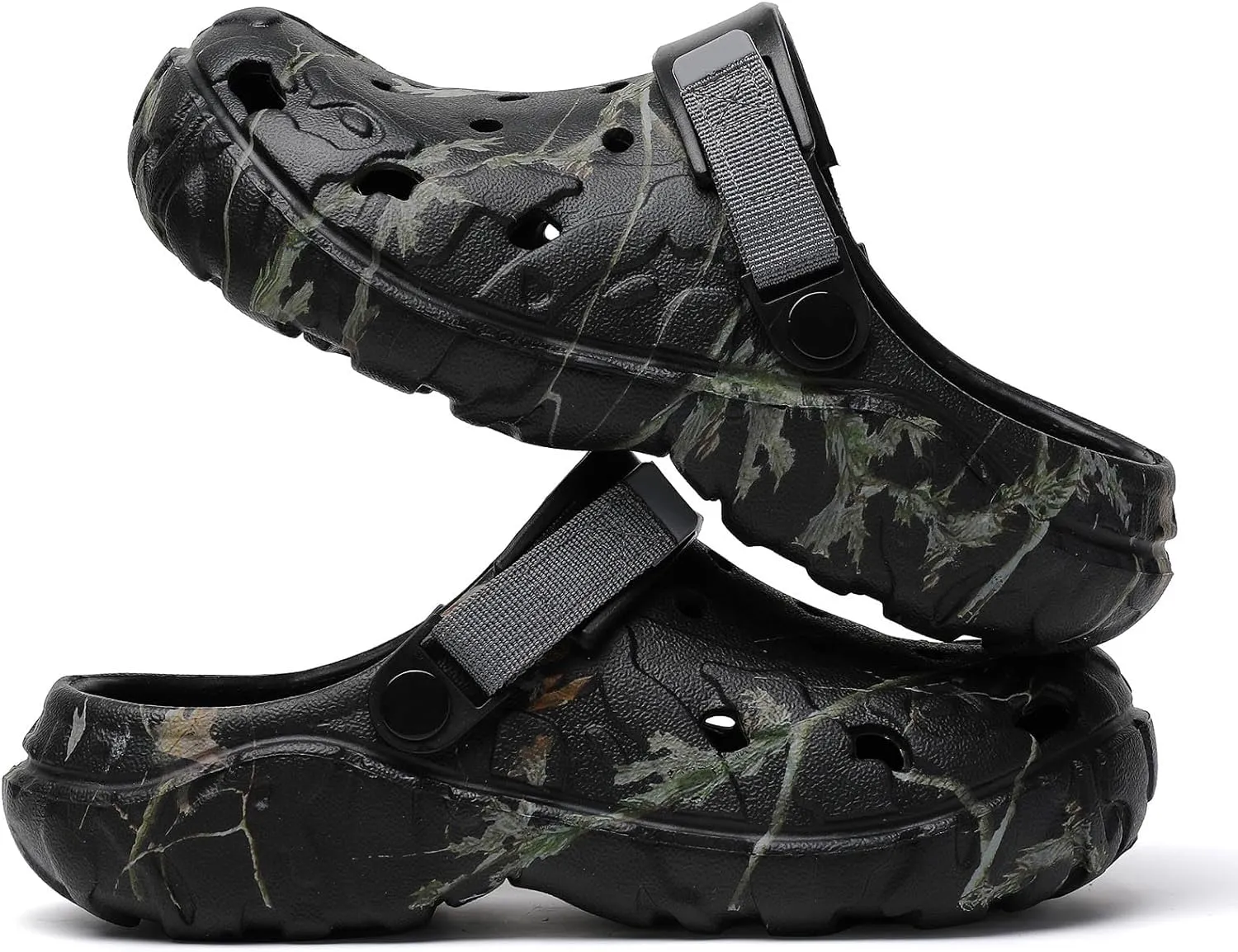 YUKTOPA Men's Clogs Outdoor Athletic Sports Sandals Adult Slip On Garden Shoes Summer Water Beach Shoes Casual Slippers Lightweight Breathable Non Slip