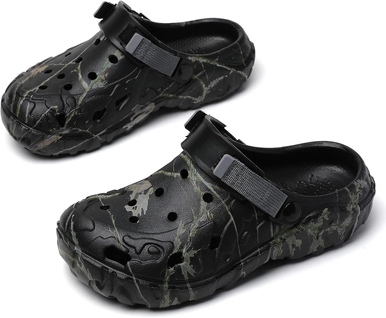 YUKTOPA Men's Clogs Outdoor Athletic Sports Sandals Adult Slip On Garden Shoes Summer Water Beach Shoes Casual Slippers Lightweight Breathable Non Slip
